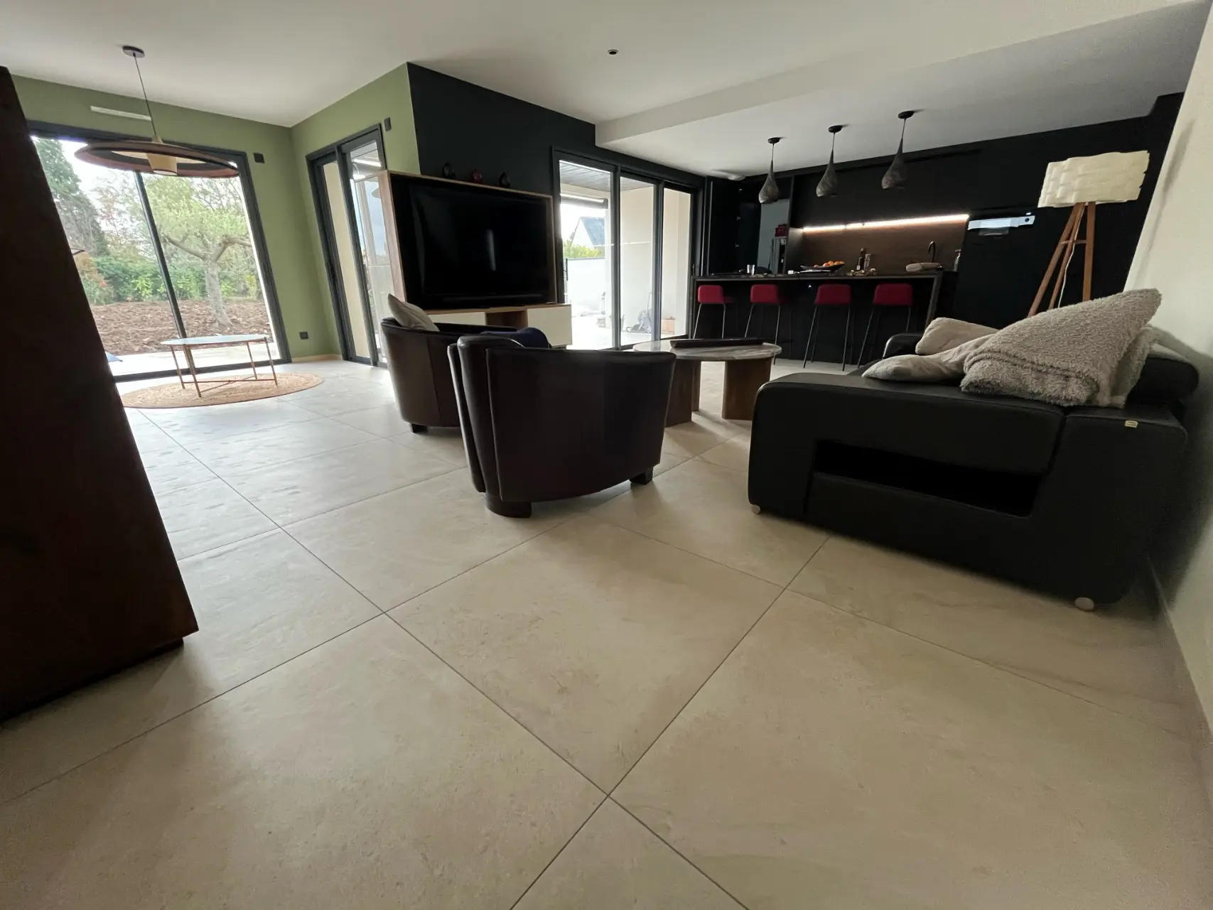 Carrelage grand format 80x80 - Projet Dutay