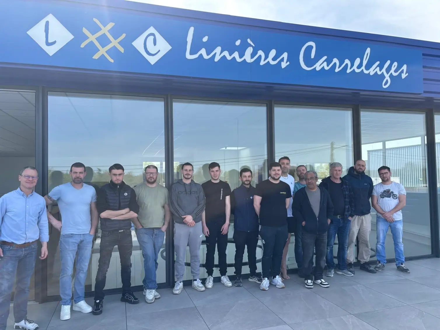 Équipe de linières carrelages à Angers